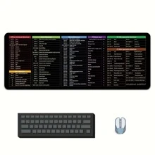 1 Chữ Cái Thảm Chuột Đồ Họa, Đơn Giản Đa Năng Cổ Tay Cho Văn Phòng, Trường Học - màu đen - Xem 2