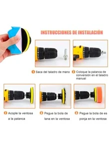 Sponge Polishing Pads Kit Polishing Waxing Tassel Kit 31 Pcs Vmingo - Multicolor - View 4