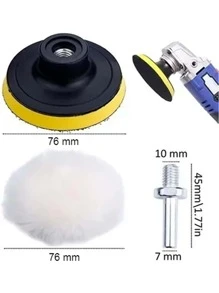 Sponge Polishing Pads Kit Polishing Waxing Tassel Kit 31 Pcs Vmingo - Multicolor - View 8