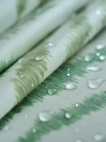 1pc Leaf Pattern Tablecloth, Modern Waterproof Polyester Rectangle Table Cloth For Table - Multicolor - View 10