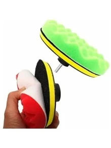 Almohadillas 7 Pulgadas Pulidora Esponja Encerado Borla 8pzs Vmingo Mexico - Multicolor - Ver 5