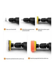 Almohadillas 7 Pulgadas Pulidora Esponja Encerado Borla 8pzs Vmingo Mexico - Multicolor - Ver 7