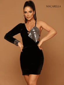 Women Dresses - Black - View 1