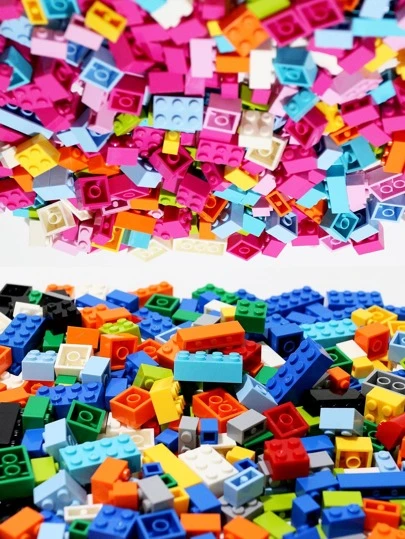 500 件经典创意 DIY 积木适用于儿童房间装饰