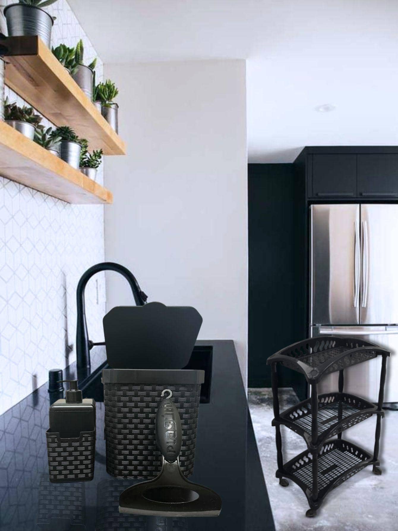 Racks & Holders - 黑色 - 查看 1