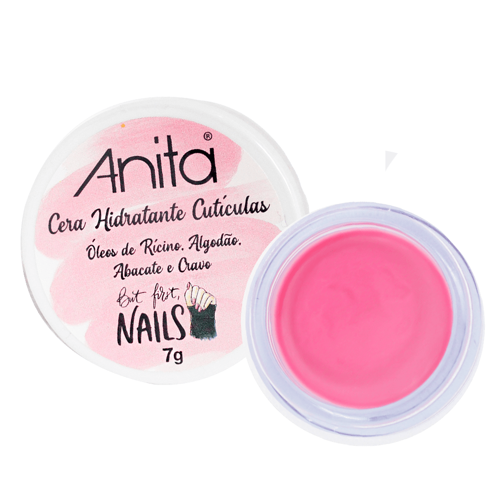 Cera Hidratante De Cutículas Anita Cosméticos 7g