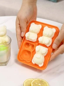 1 khuôn làm đá viên hình gấu - trái cam - Xem 3