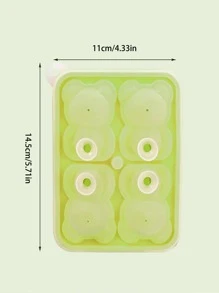 1pc Bear Shaped Ice Mold,Ice Cube,Party,Travel,Wedding,Birthday,Graduation,Bachelorette Party,Bachelorette,Kitchen,Kitchen Items,Storage,Decor,Outdoor. - Green - View 4