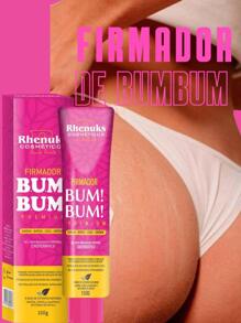Creme Firmador Bumbum Premium para Celulite Estrias- Redução de Medidas - Crioterápico - Branco - Visão 3
