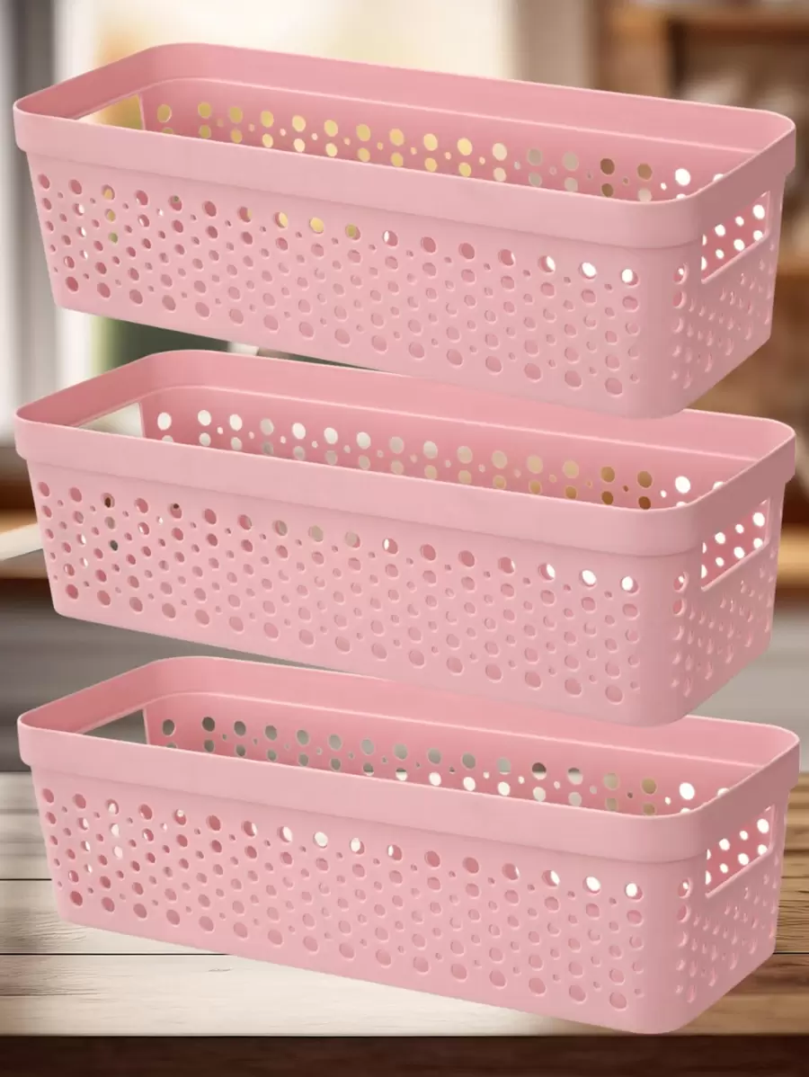 Storage Boxes & Bins - 淺粉色 - 查看 1