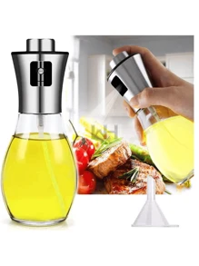 Dispensador de Aceite en Spray 200ml de Cristal y con Tapa - transparente - Ver 1