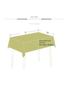 1 Pieza Mantel Impermeable Con Revestimiento De Tpu, Para Comedor, Cubierta De Mesa Cuadrada Y Rectangular De Tela Con Forma