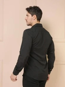 Men Shirts - Black - View 5