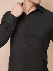 Men Shirts - Black - View 1