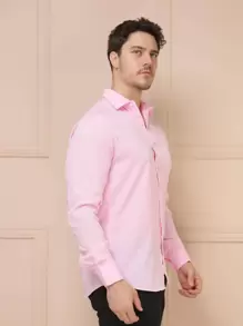 Men Shirts - Pink - View 3