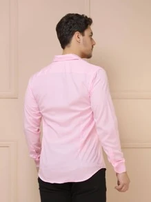 Men Shirts - Pink - View 4