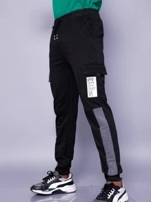 Men Sweatpants - 黑色 - 查看 1