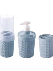 Toothbrush & Toothpaste Holders - 藍色 - 查看 1