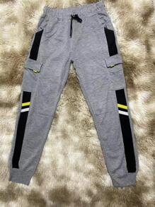 Men Sweatpants - 淺灰色 - 查看 1