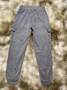 Men Sweatpants - 淺灰色 - 查看 2