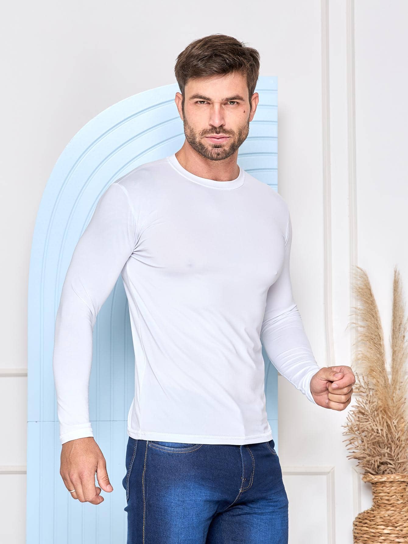 Men T-Shirts & Tanks - 白色 - 查看 1