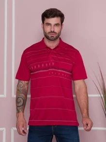 Men Polo Shirts - Đỏ - Xem 4