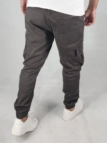 Men Pants - Dark Grey - View 3