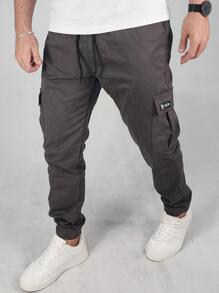 Men Pants - Dark Grey - View 1