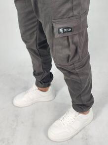 Men Pants - Dark Grey - View 4