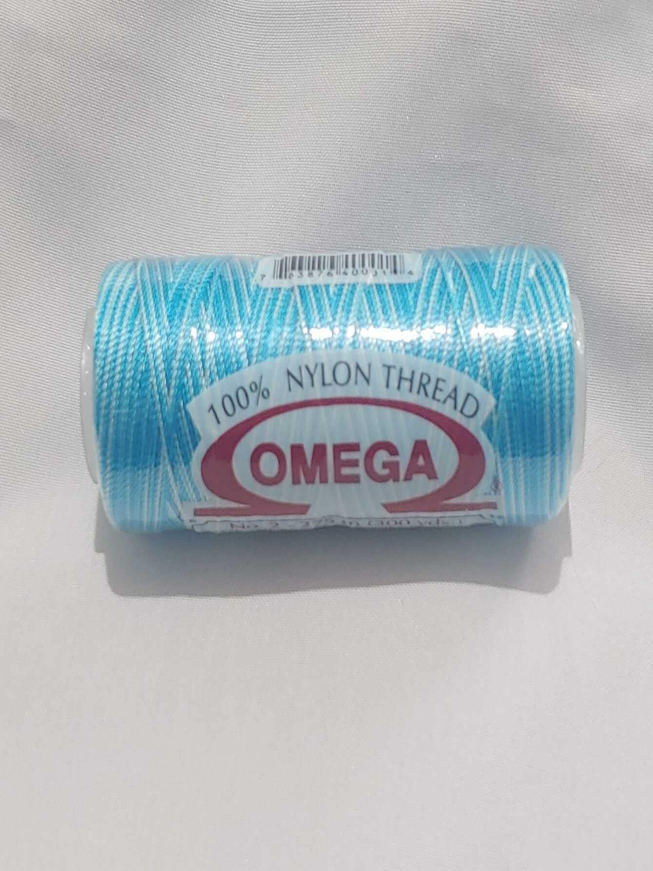 100% Nylon Thread Spool For Fine Knitting No. 2 - Blue - View 1
