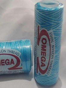 100% Nylon Thread Spool For Fine Knitting No. 2 - Blue - View 2