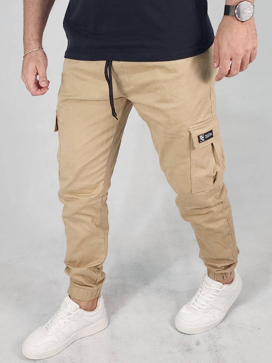Men Pants - Caqui - Ver 1