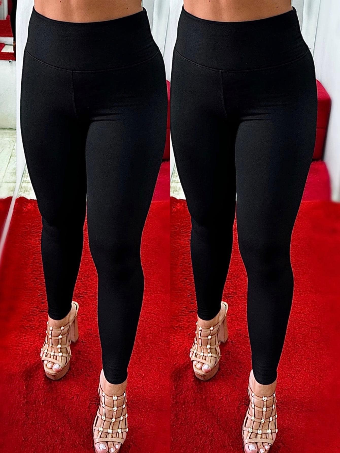 Women Leggings - 黑色 - 查看 1