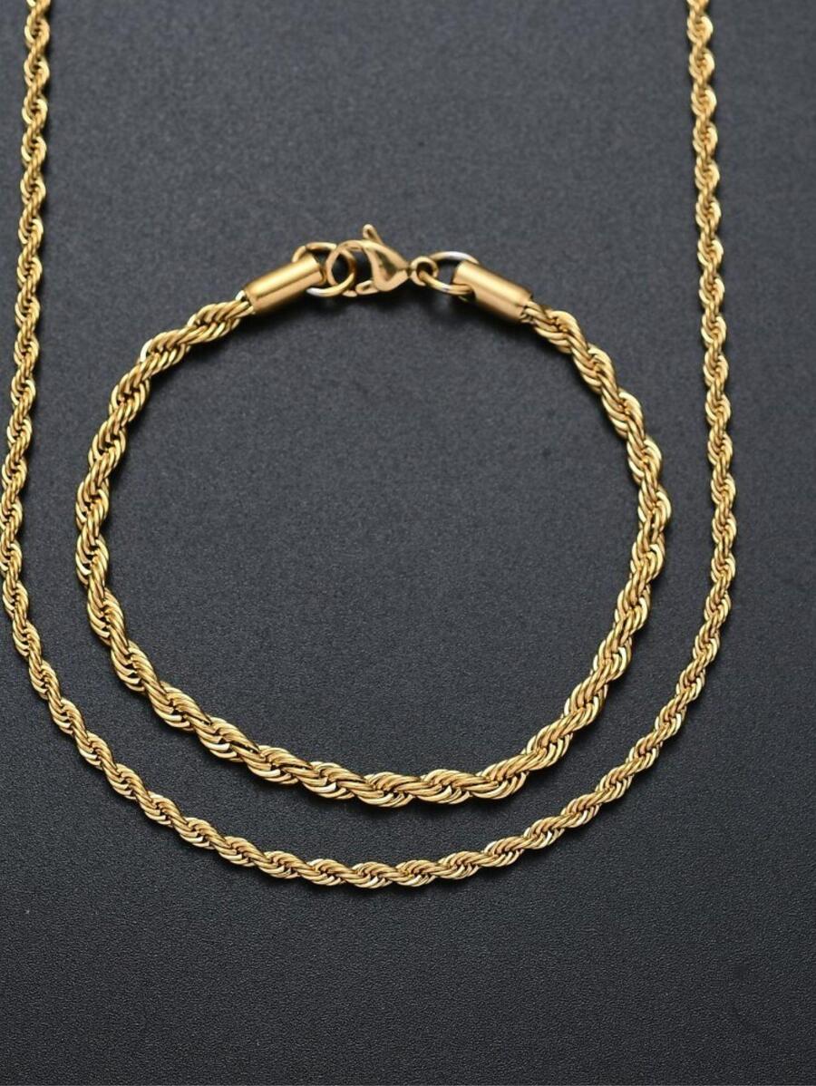 Necklace Sets - 金色 - 查看 1