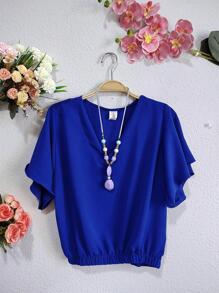 Women Tops - 水鴨藍 - 查看 3