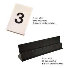 Rummy Mini Classic Board Game Plastic Numbers Novelties Monte Carlo - Blue - View 8