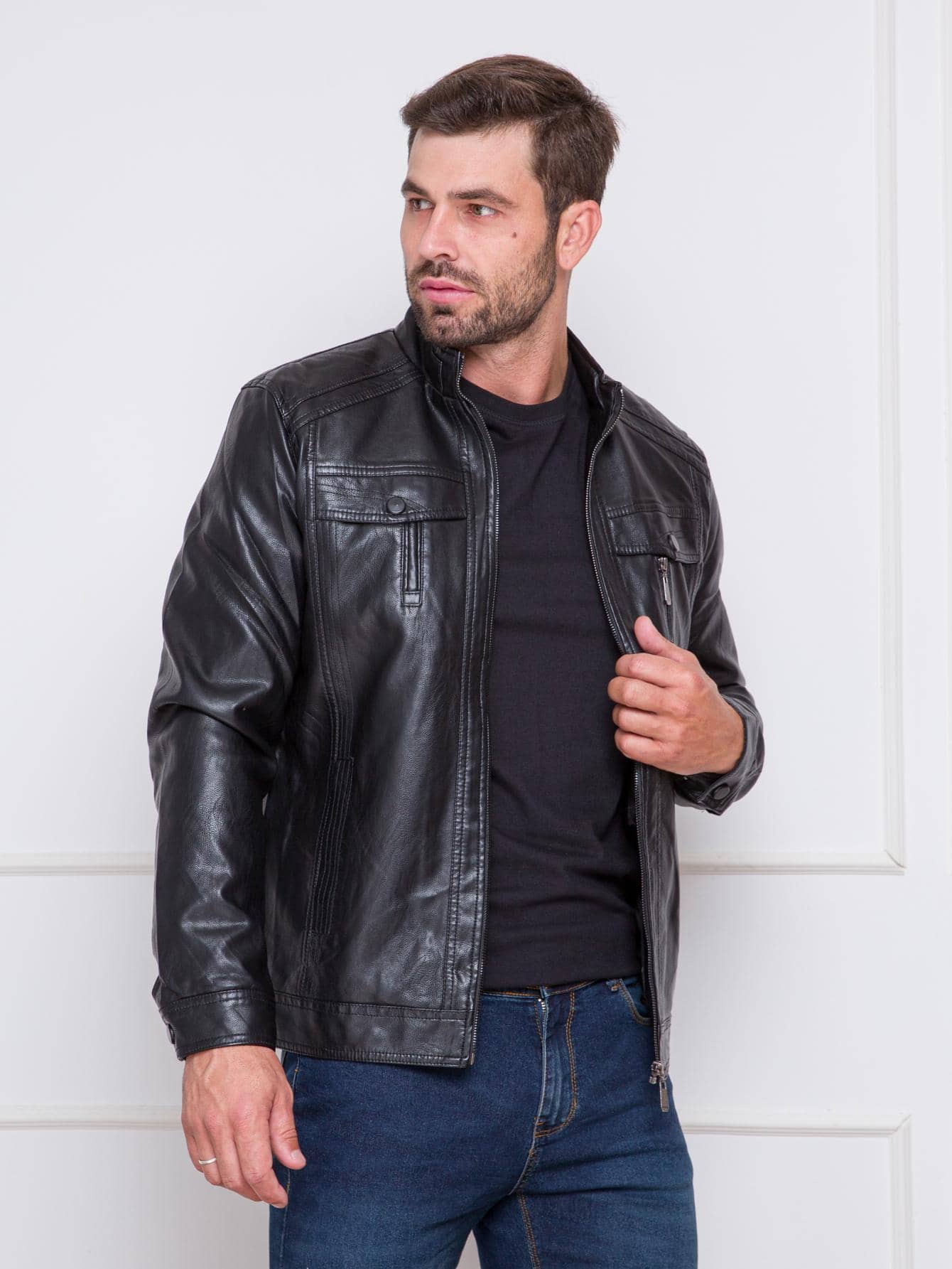Men Jackets - màu đen - Xem 1