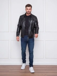 Men Jackets - màu đen - Xem 3
