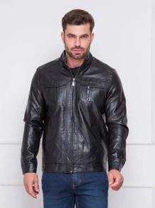 Men Jackets - màu đen - Xem 4