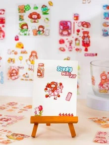 Kawaii Sticker Adhesive Labels Different Pretty Models Alazar
