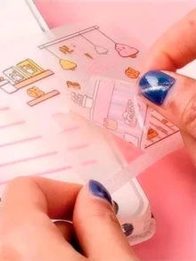 Kawaii Sticker Adhesive Labels Different Pretty Models Alazar