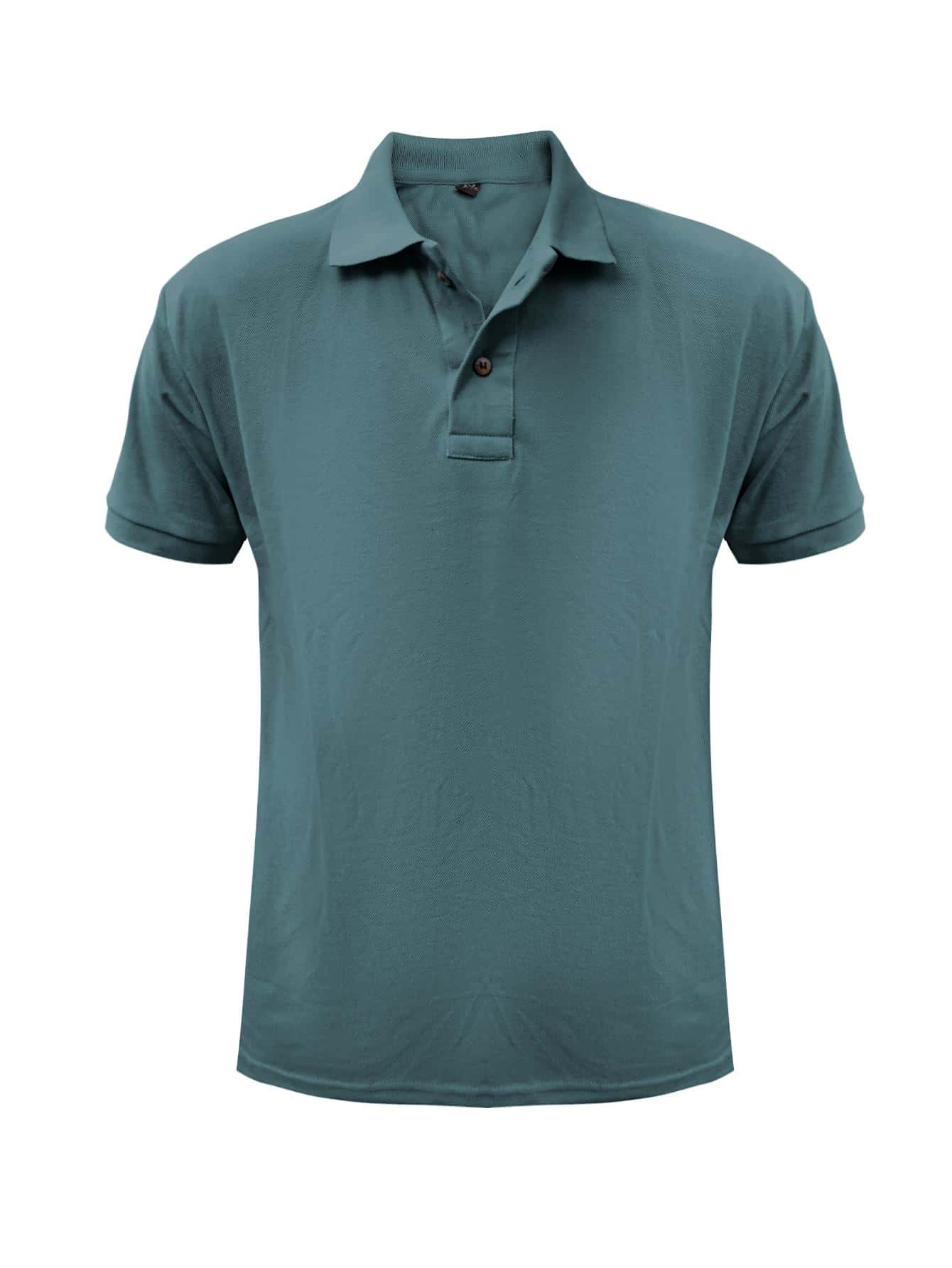 Men Polo Shirts - Army Green - View 1