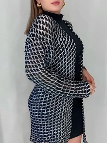 Women Cardigans - Black - View 2