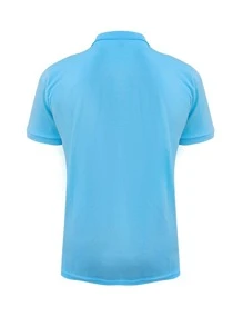 Men Polo Shirts - Màu xanh nhạt - Xem 2