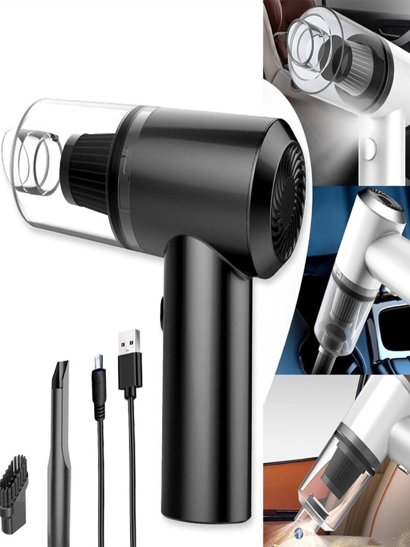 Vacuums & Electronic Cleaners - Black and White - View 1