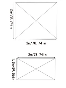 1入組聚酰胺野餐現代雙色格子野餐毯適用於戶外 - 黃色 - 查看 5