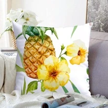 1 vỏ gối in hình quả dứa không có chất độn - Nhiều màu - Xem 9