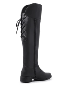 Women Fashion Boots - 黑色 - 查看 4