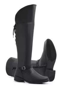 Women Fashion Boots - 黑色 - 查看 1
