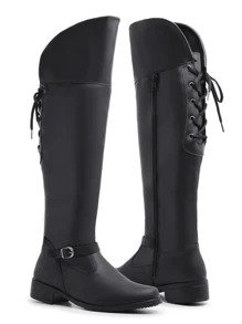 Women Fashion Boots - 黑色 - 查看 5